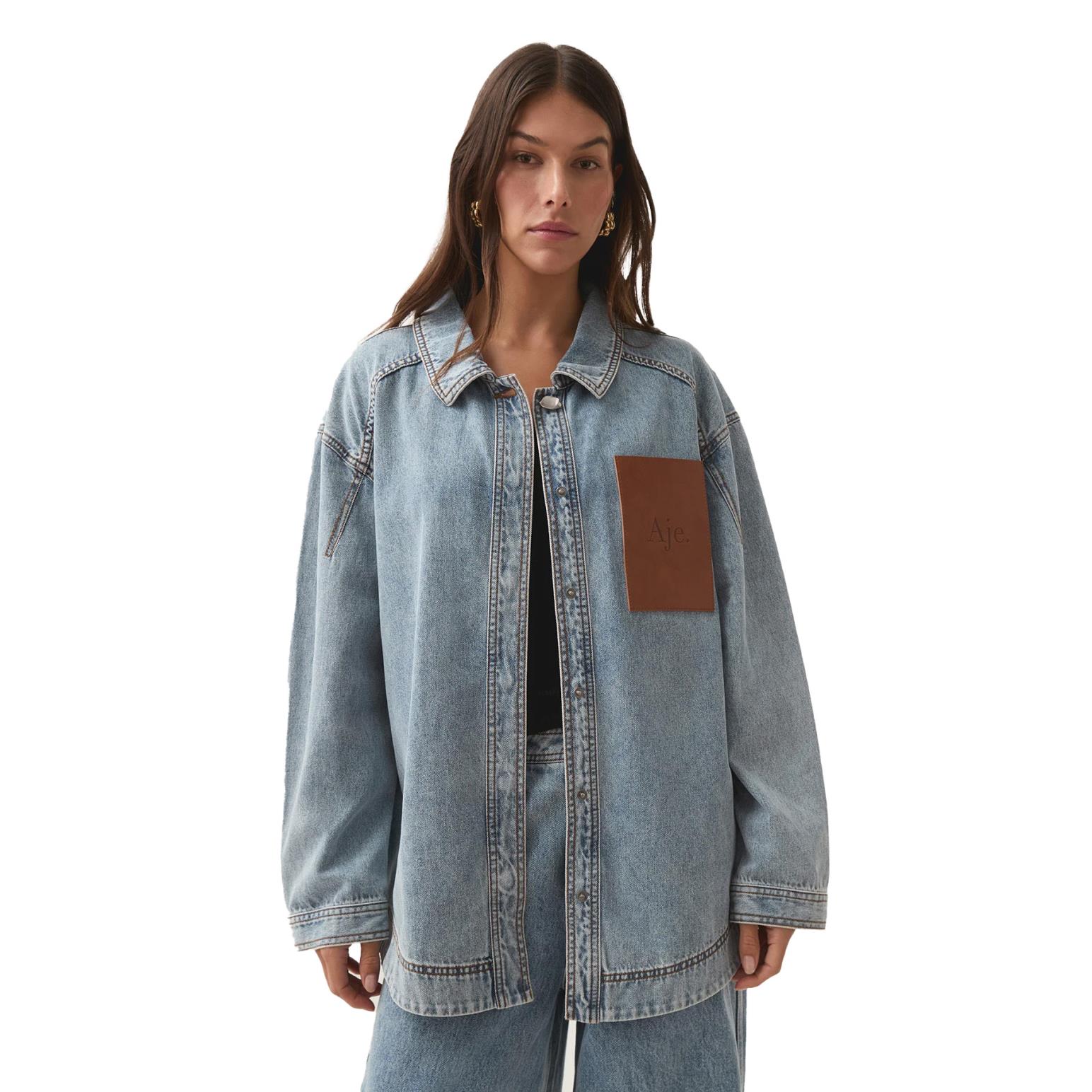 Aje Zariah Denim Shirt